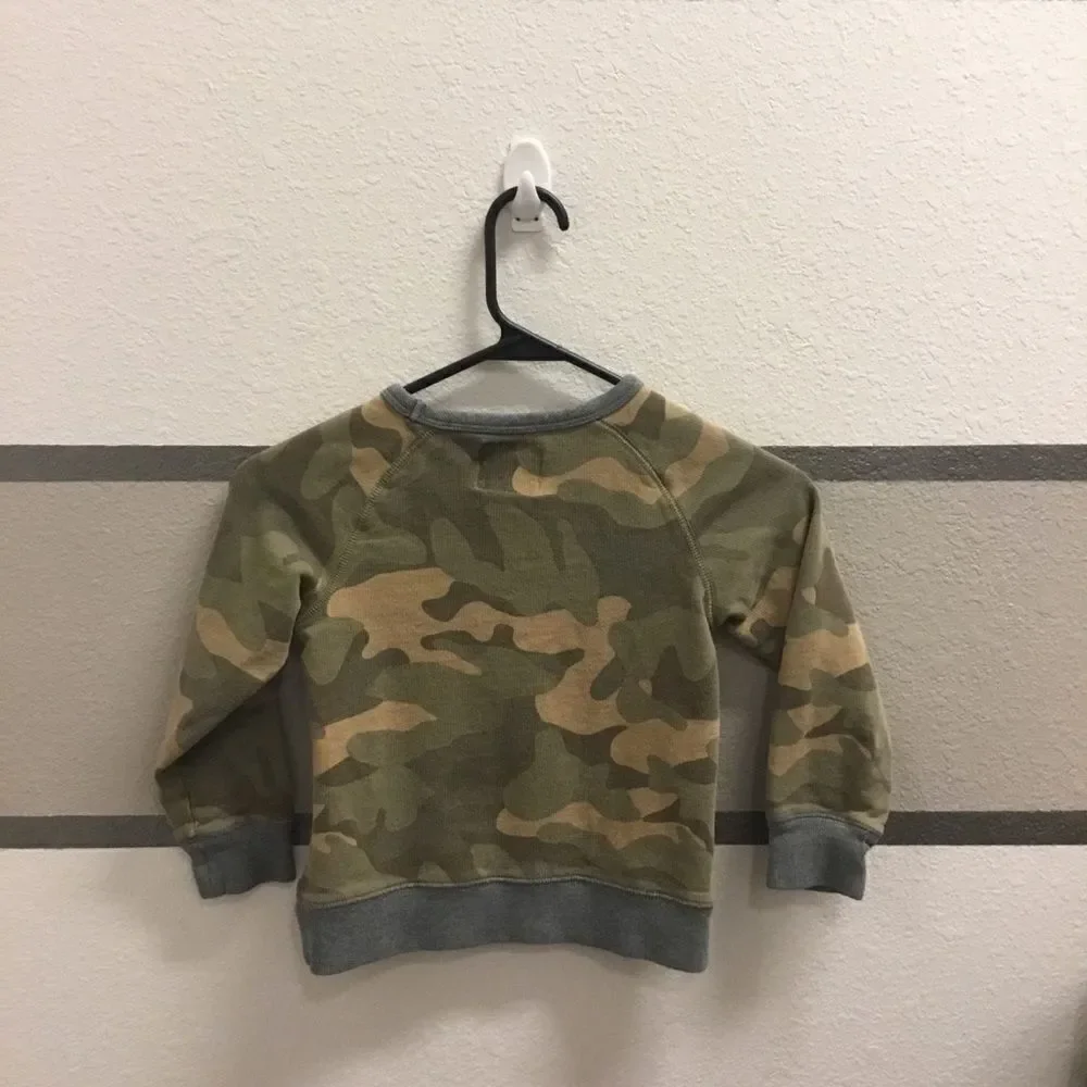 Osh Kosh B’Gosh Boys Camo Sweatshirt